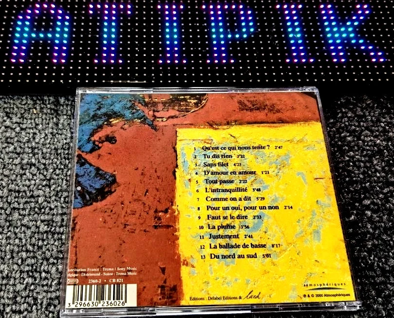 🎸 Cd Louise Attaque  - Comme On A Dit - Álbum Original 2000 🔥 – photo 2
